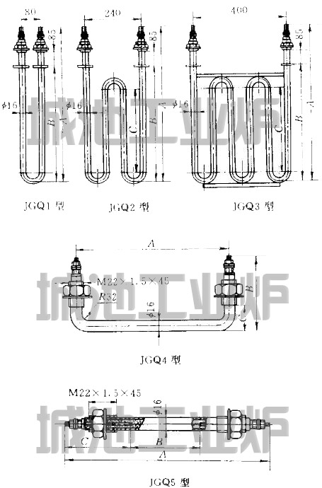 管狀電熱元件