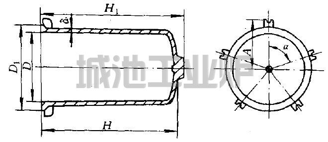 井式氣體滲碳爐用爐罐規格參數